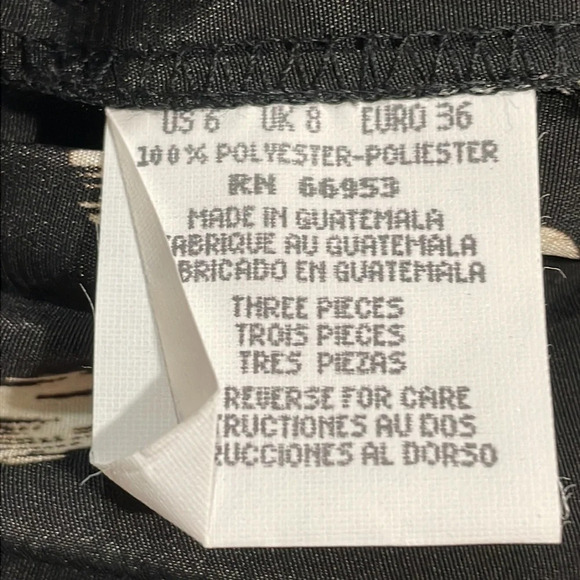 NWT Vintage Leslie Faye Pull On Elastic Waist Pleated Midi Skirt 6P - Picture 12 of 14